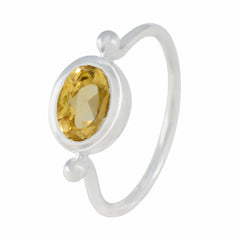 Camila Trendy Yellow Solitaire Ring