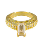 Isabella White Halo Ring for Women with Gold Detailing White CZ White