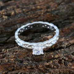 Hina Fairytale White Solitaire Ring