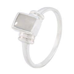 Ayesha Sophisticated White Solitaire Ring