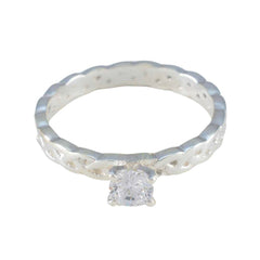 Hina Fairytale White Solitaire Ring Cubic zirconia CZ White