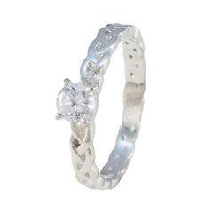 Hina Fairytale White Solitaire Ring