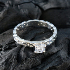 Hina Fairytale White Solitaire Ring