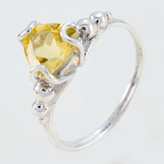 Constanza Yellow Solitaire Ring for Women with Gemstone