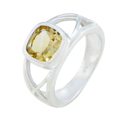 Angel Cultural Yellow Solitaire Ring