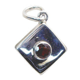 Camila Pendant from Riyo India Jewelry Collection Garnet Red Red