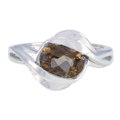 Isabella Cultural Brown Solitaire Ring