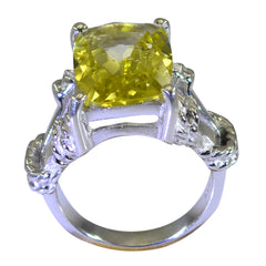 Isla Rope-Wire Yellow Solitaire Ring