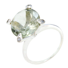 Nella Artisan Light Green Halo Ring