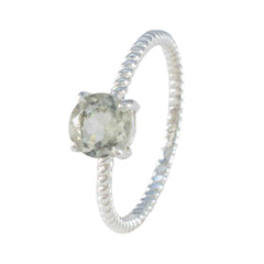 Addison Twist Light Green Solitaire Ring