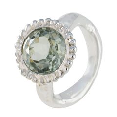 Ananya Graceful Light Green Solitaire Ring
