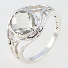 Mia Ethnic Light Green Solitaire Ring