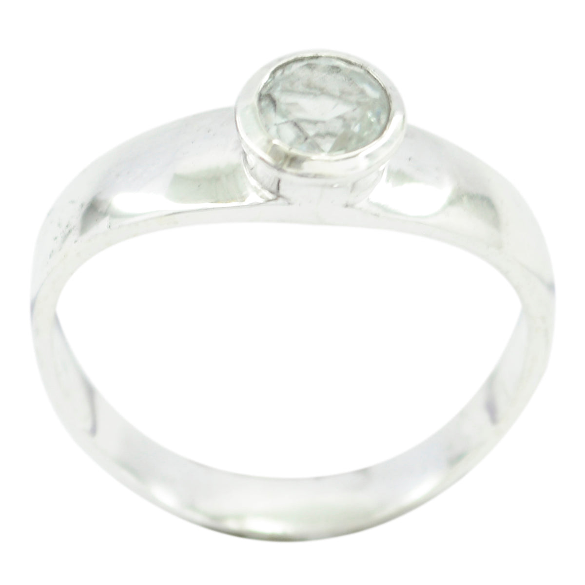 Eun-ji Romantic Light Green Solitaire Ring Green Amethyst Green