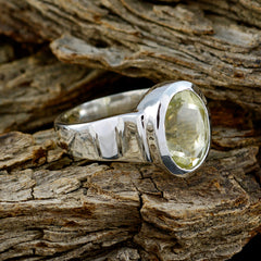 Lucy Heritage Light Green Solitaire Ring