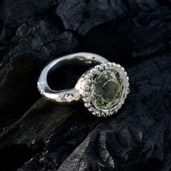 Ananya Graceful Light Green Solitaire Ring
