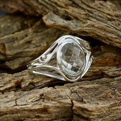 Mia Ethnic Light Green Solitaire Ring