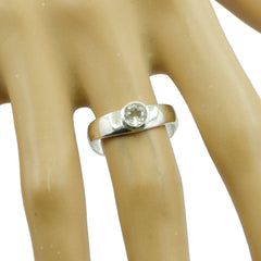 Eun-ji Romantic Light Green Solitaire Ring