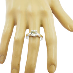 Angel Sophisticated Light Green Solitaire Ring