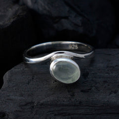 Victoria Trendy Light Green Solitaire Ring