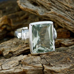 Meera Armor Light Green Solitaire Ring