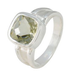 Camilla Contemporary Light Green Solitaire Ring