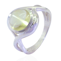 Skylar Graceful Light Green Solitaire Ring