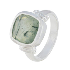 Lily Signet Light Green Solitaire Ring