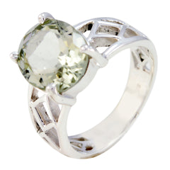 Ivy Rope-Wire Light Green Solitaire Ring