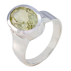 Lucy Heritage Light Green Solitaire Ring