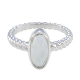 Dayana Twist Light Green Solitaire Ring Green Amethyst Green