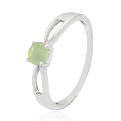 Aisha Feminine Light Green Solitaire Ring