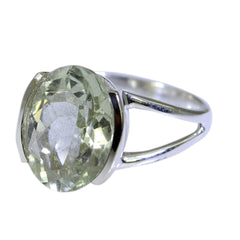 Olivia Light Green Solitaire Ring Elegant Gemstone