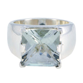 Sophia Signet Light Green Solitaire Ring Green Amethyst Green