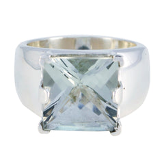 Sophia Signet Light Green Solitaire Ring Green Amethyst Green