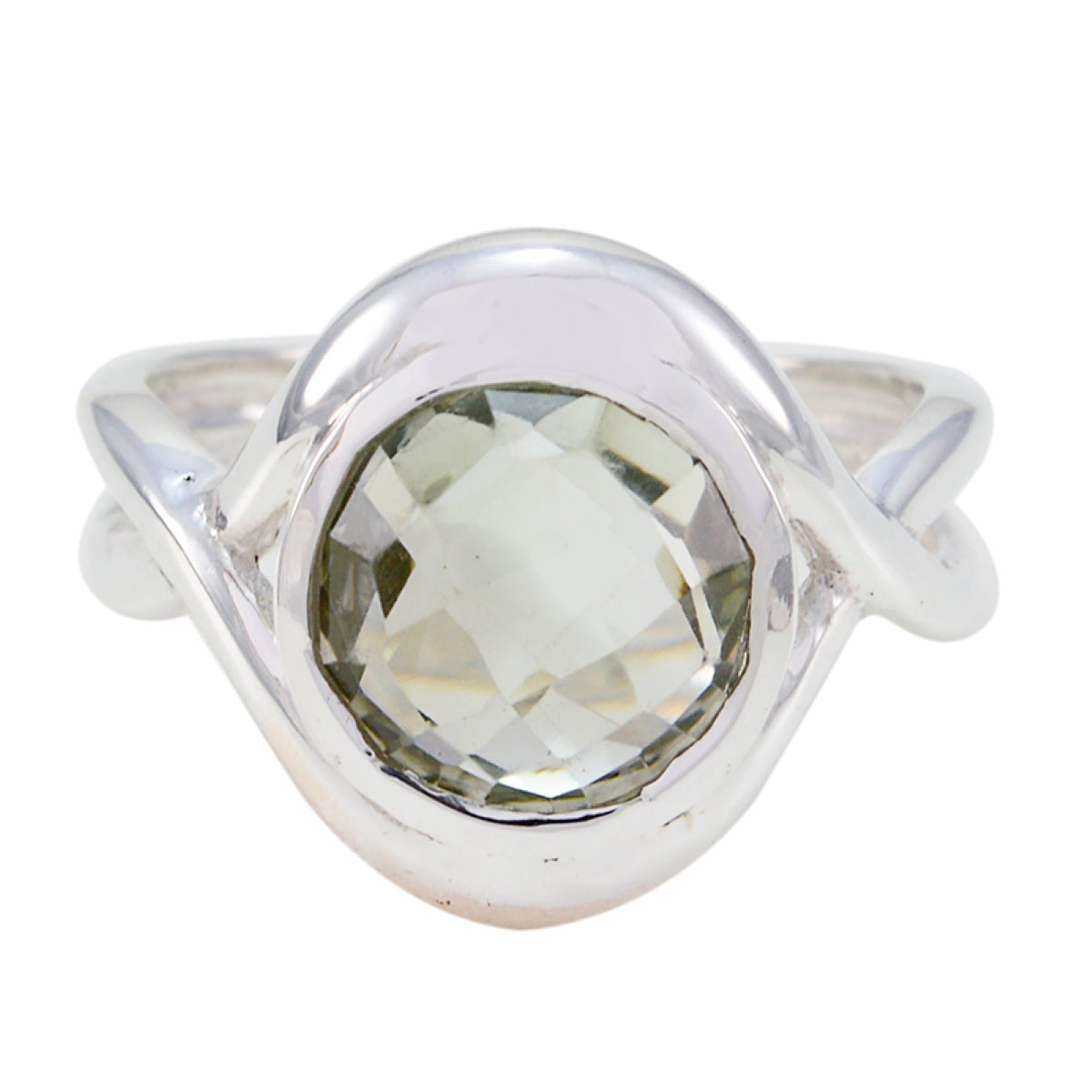 Siti Fairytale Light Green Solitaire Ring Green Amethyst Green