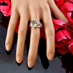 Ivy Rope-Wire Light Green Solitaire Ring