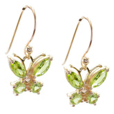 Lily Green Dangle Earrings for Everyday Glam Peridot Green Dangle