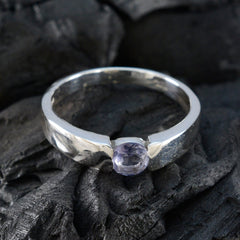 Liyana Glamorous Blue Solitaire Ring