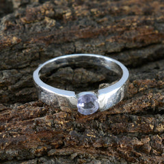 Liyana Glamorous Blue Solitaire Ring