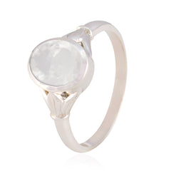 Lucia Contemporary White Solitaire Ring