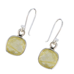 Lucia Yellow Dangle Earrings for Everyday Glam