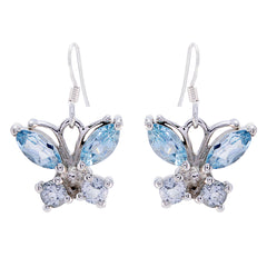 Luna Blue Dangle Earrings for Everyday Glam