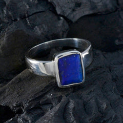 Sofia Luxurious Blue Solitaire Ring