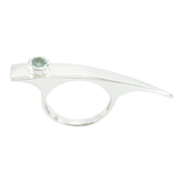 Julia Luxurious Blue Solitaire Ring Blue Topaz Blue