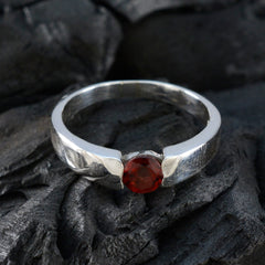 Autumn Luxurious Red Solitaire Ring
