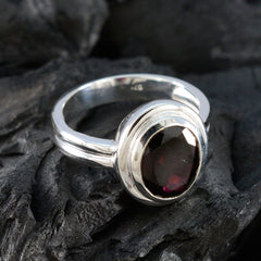 Renata Luxurious Red Solitaire Ring