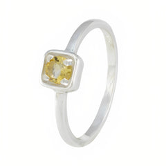 Eun-ji Luxurious Yellow Sapphire Ring in Sterling Silver