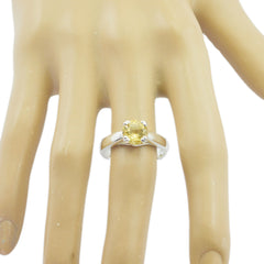 Camila Luxurious Yellow Solitaire Ring