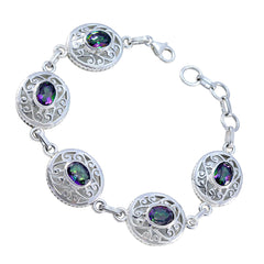 Freya Luxury Multicolor Bracelet with Gemstone Accents
