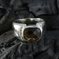 Isabella Modern Brown Solitaire Ring